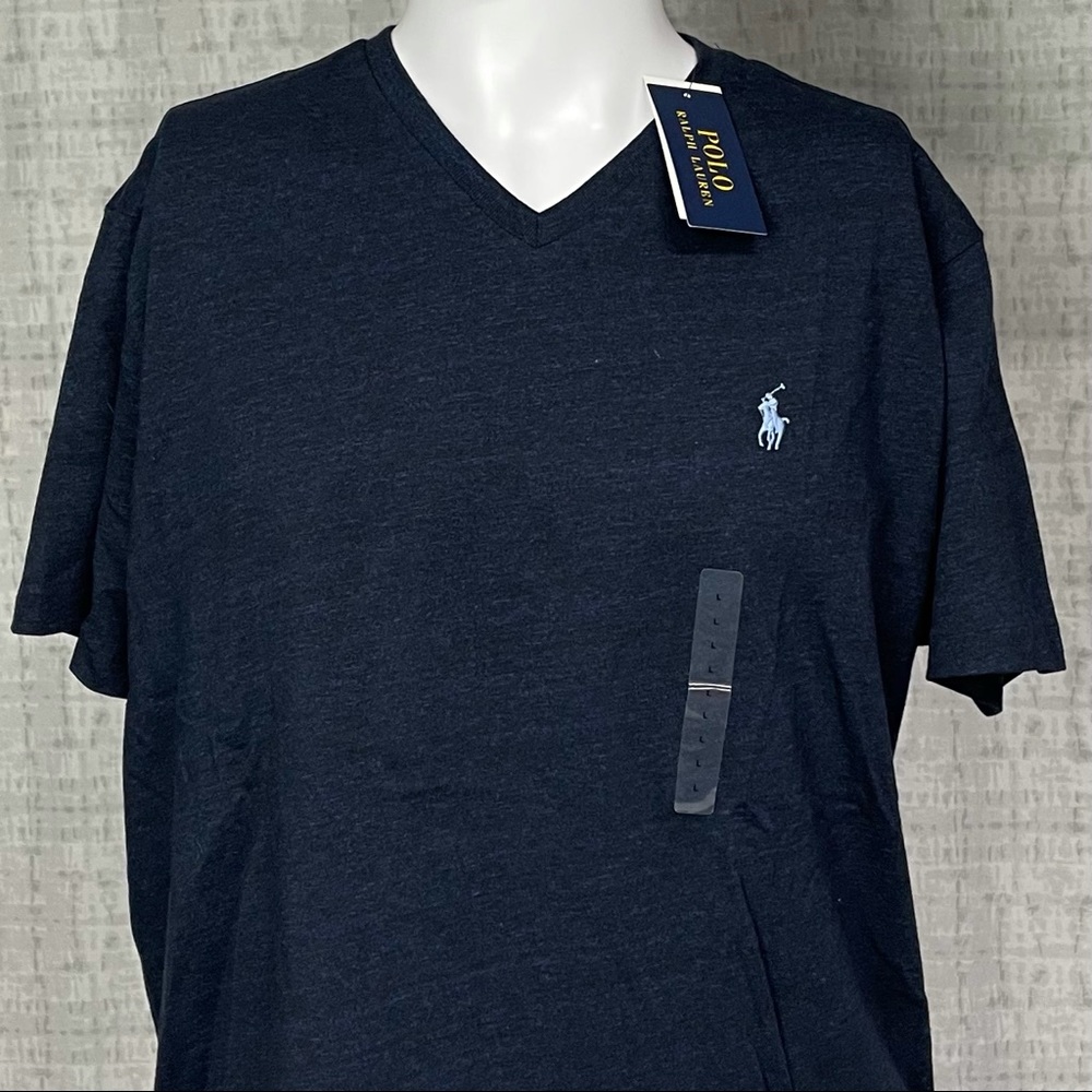 🐎New Large Polo Ralph Lauren VNeck Tshirt - Picture 1 of 4